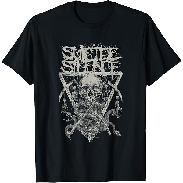 Amazon | Suicide Silence - 公式グッズ - Live Life Hard Tシャツ | T
